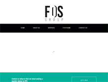Tablet Screenshot of fos-group.com